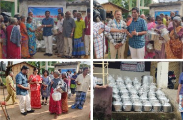 CSR activities of KALS Group - Donation to Kerala Chief Minister for flood relief